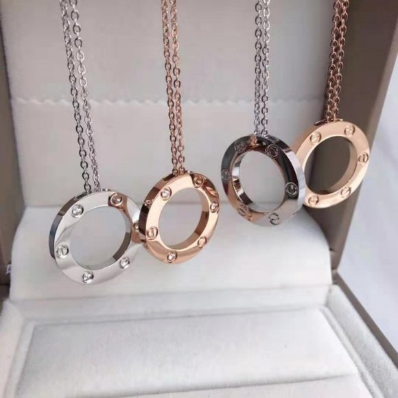 COPY - Stainless Steel Screw Necklace - Picture 3 of 4